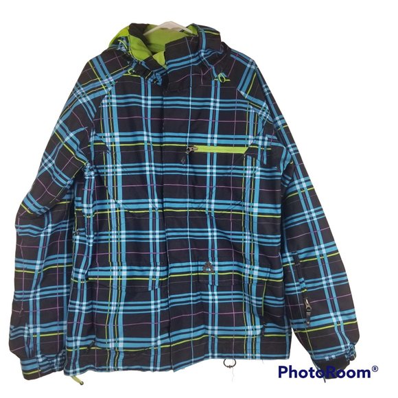 Empyre Other - Empyre Mens Sz L Snowboarding Ski Jacket Coat Hooded Winter Sports Full Zip